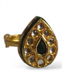 Kundan Finger Ring